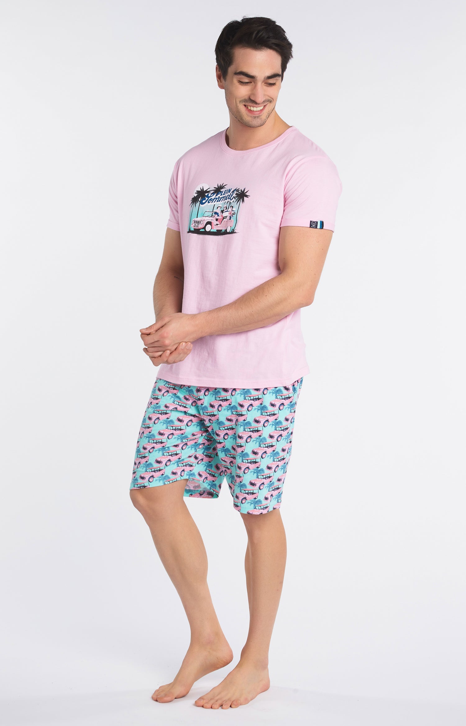 Pyjashort Homme Mehari Rose 4