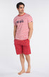 Pyjashort Homme Recycle Rouge 1