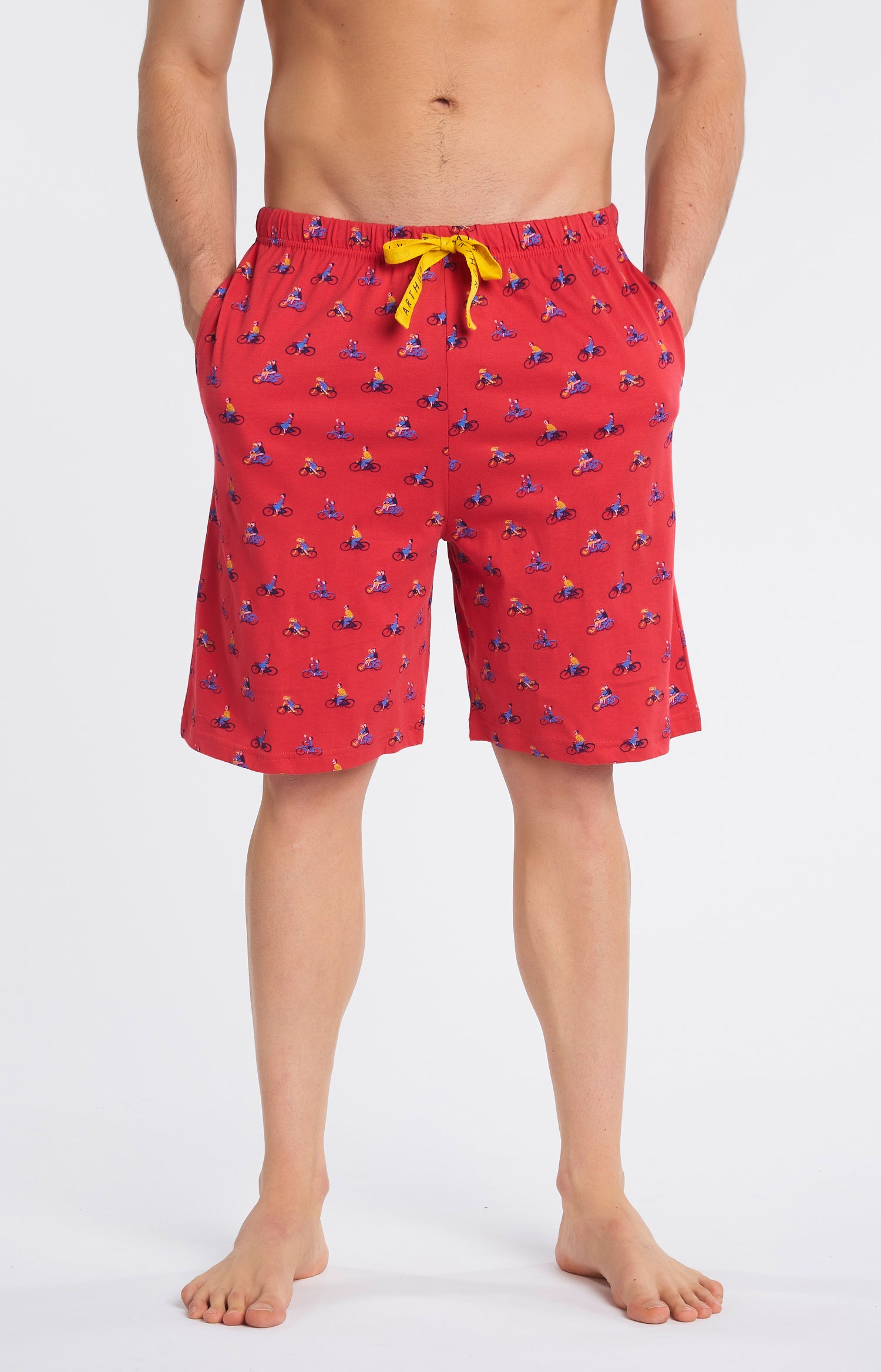 Pyjashort Homme Recycle Rouge 6