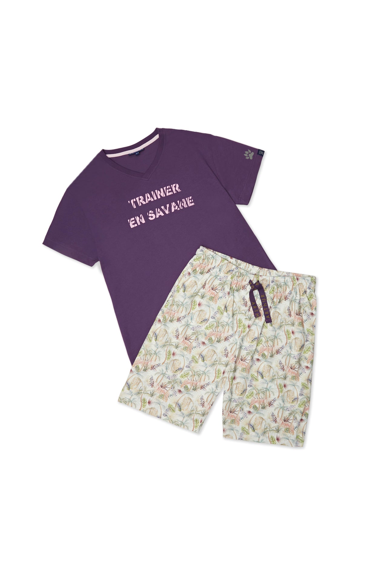 Pyjashort Homme Savane Multicolore 3