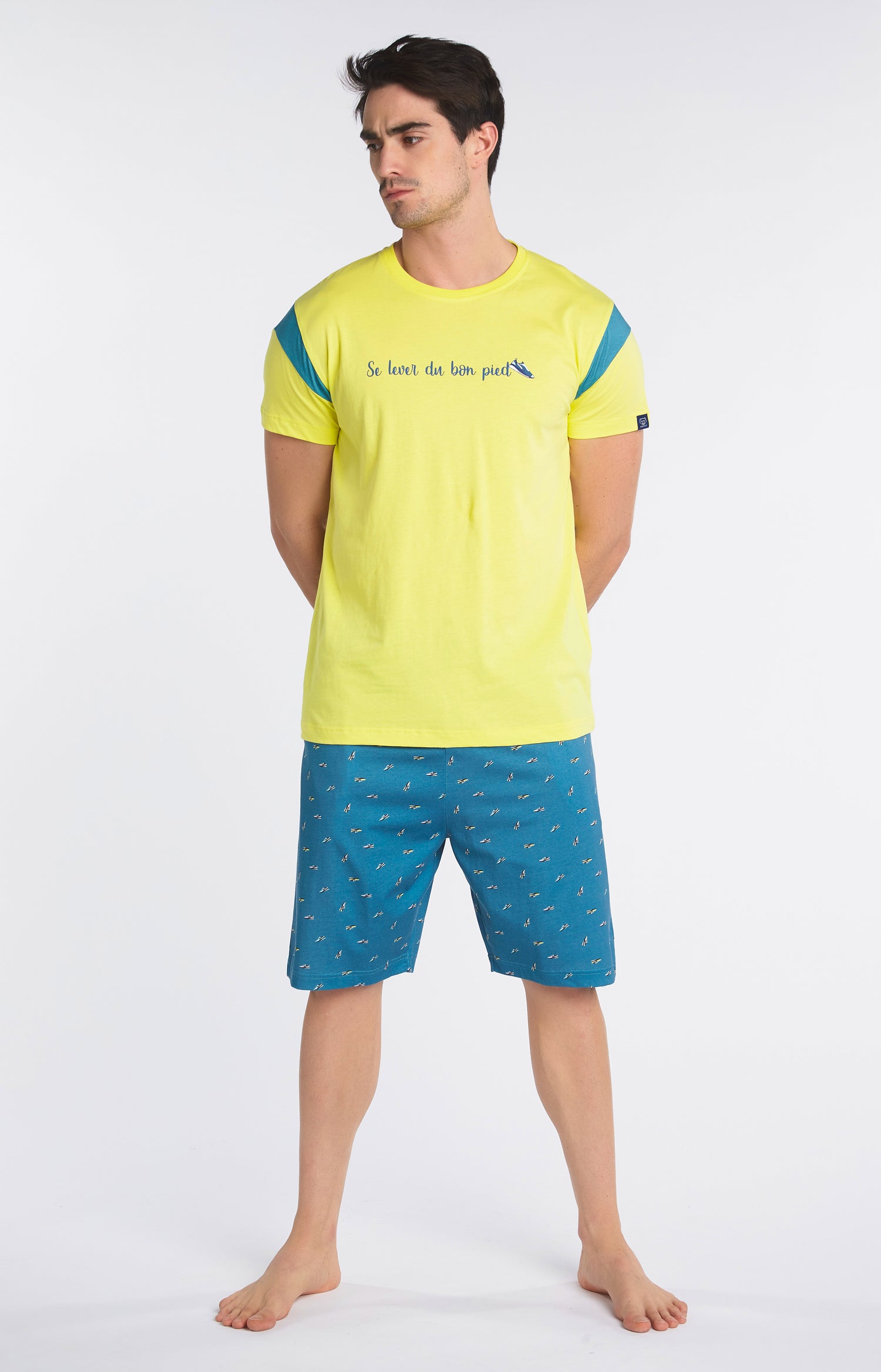 Pyjashort Homme Sneakers Multicolore 5
