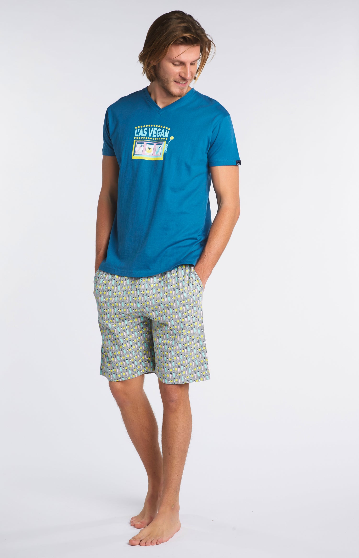 Pyjashort Homme Vegan Multicolore 1