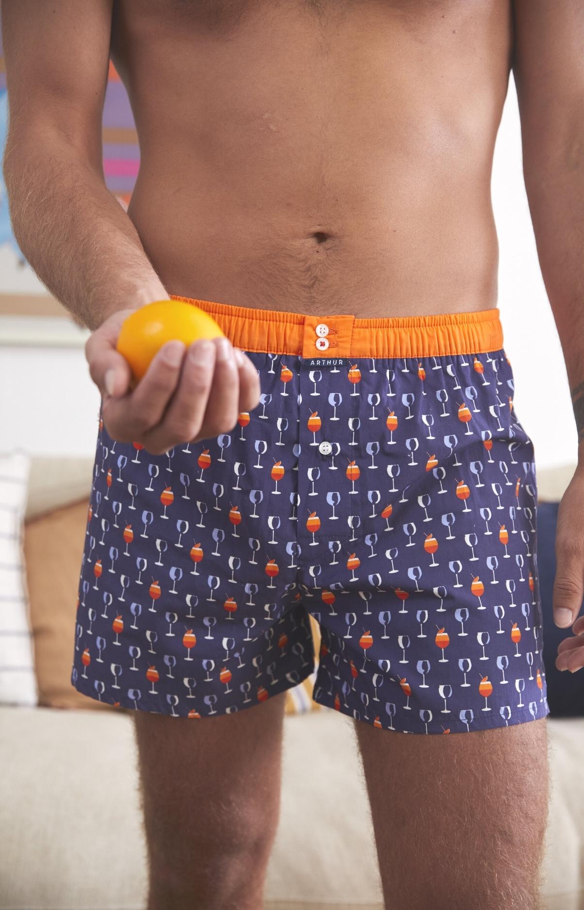 Caleçon avec suspensoir Homme Le Club n°971 Marine 2