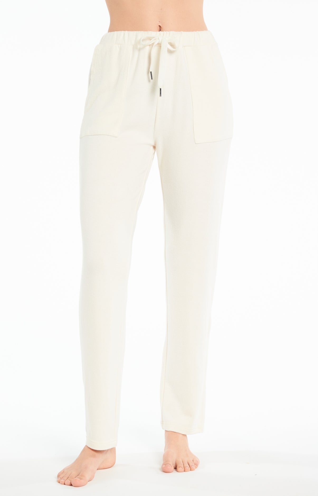 Pyjama Uni Femme Blanc et Ivoire 5