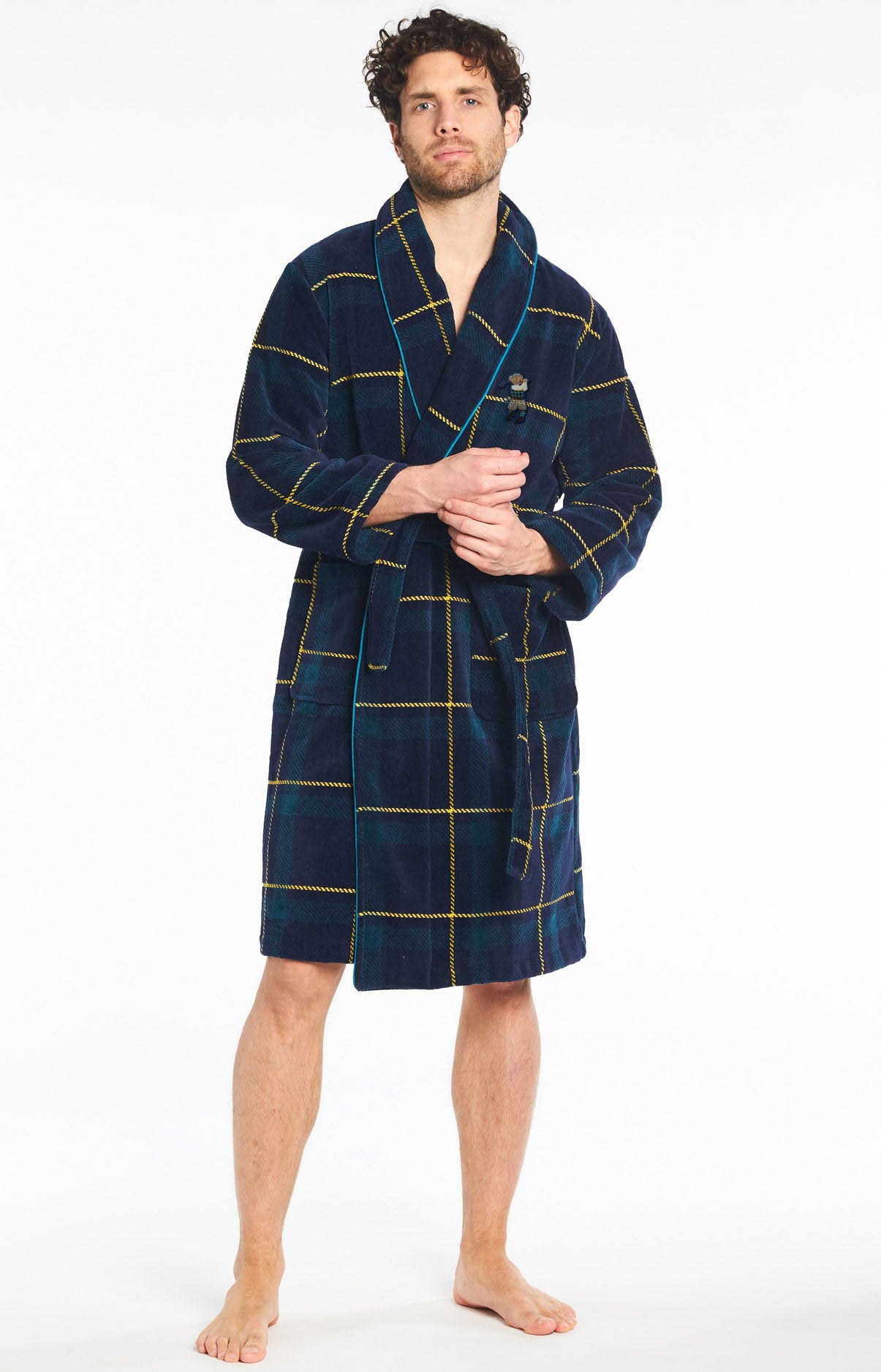 Peignoir Homme Benjamin Marine 4