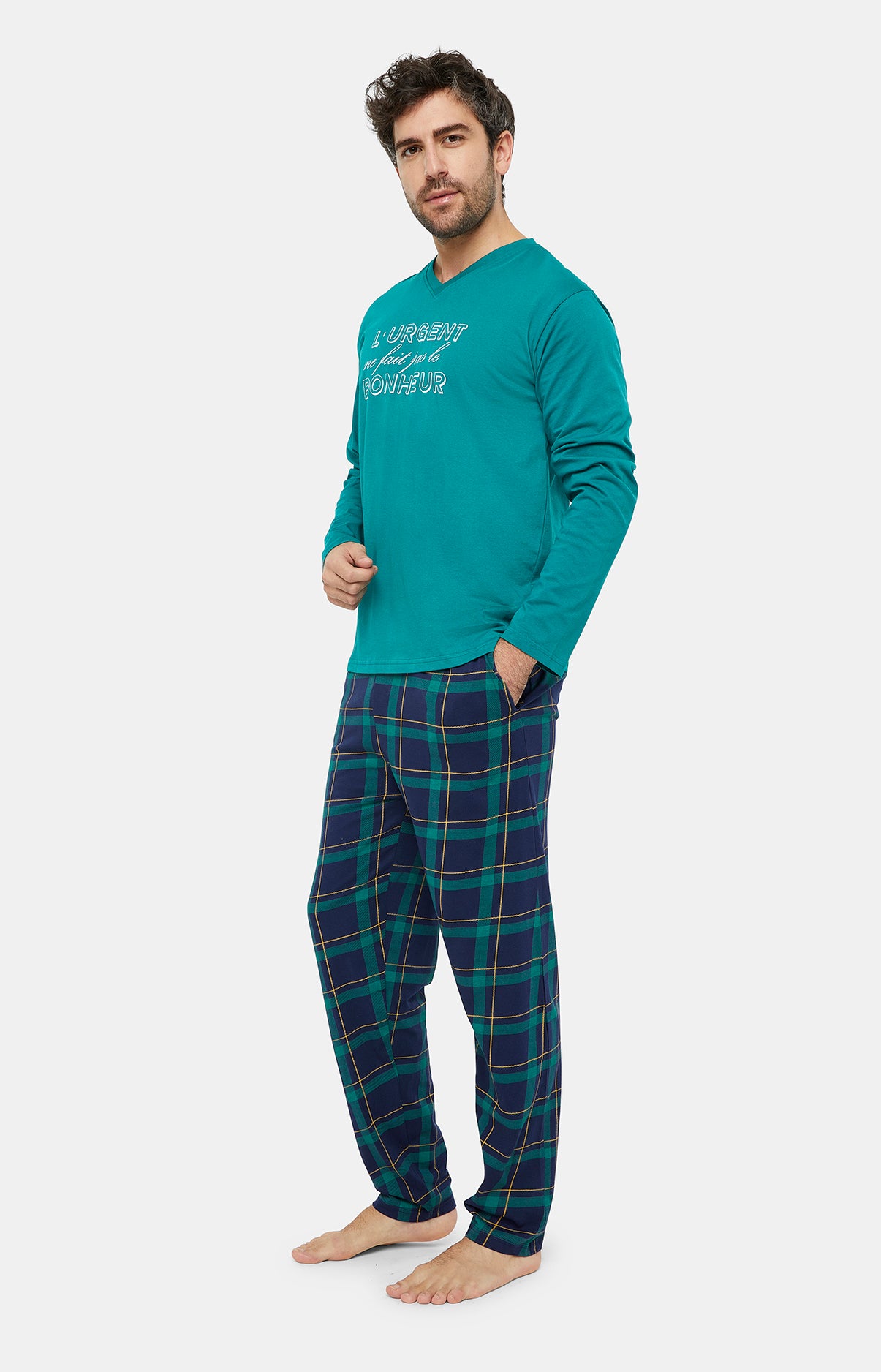 Pyjama long Homme Benjamin Marine 2