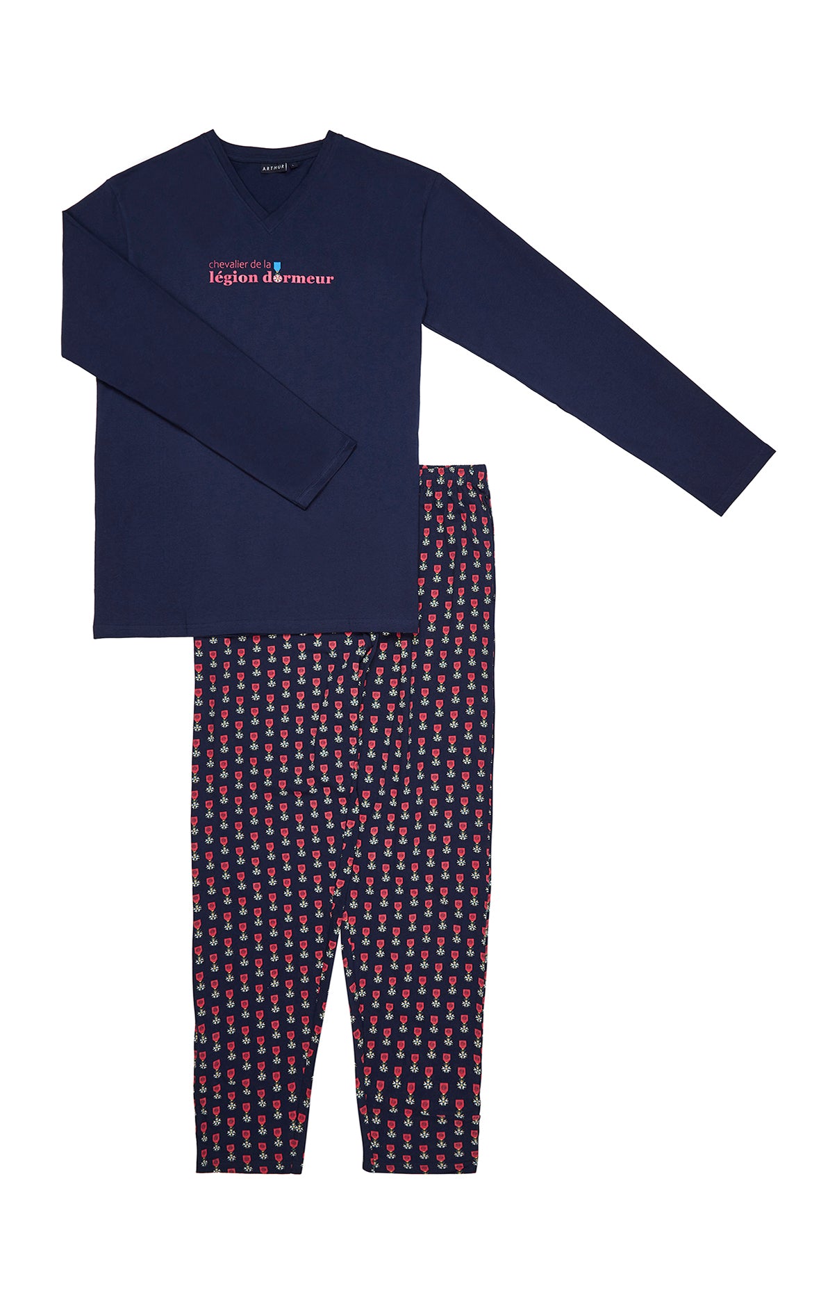 Pyjama long Homme Légion Dormeur Marine 3
