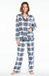 Pyjama long Femme Logan Blanc et Ivoire 1