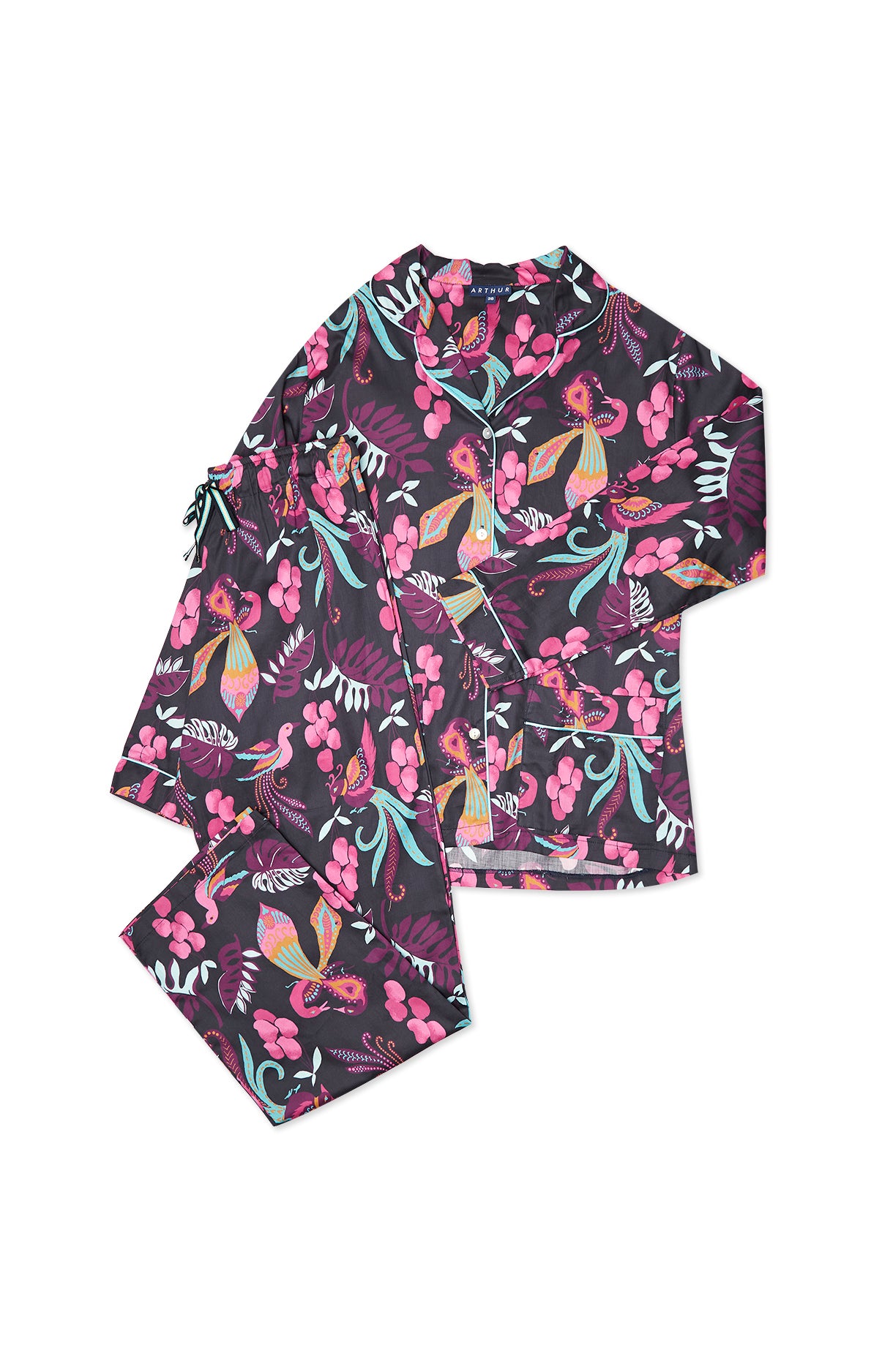Pyjama long Femme Paradis Multicolore 3