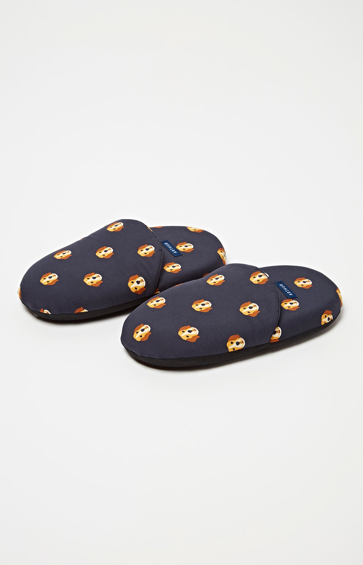 Pantoufles Homme Beagle Noir 1