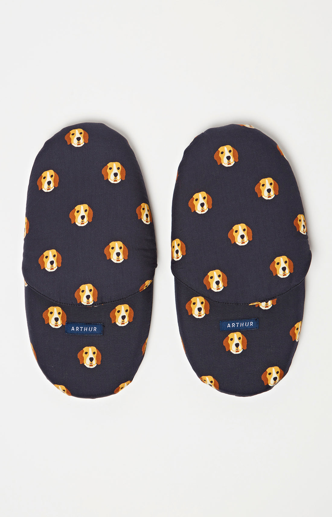 Pantoufles Homme Beagle Noir 2