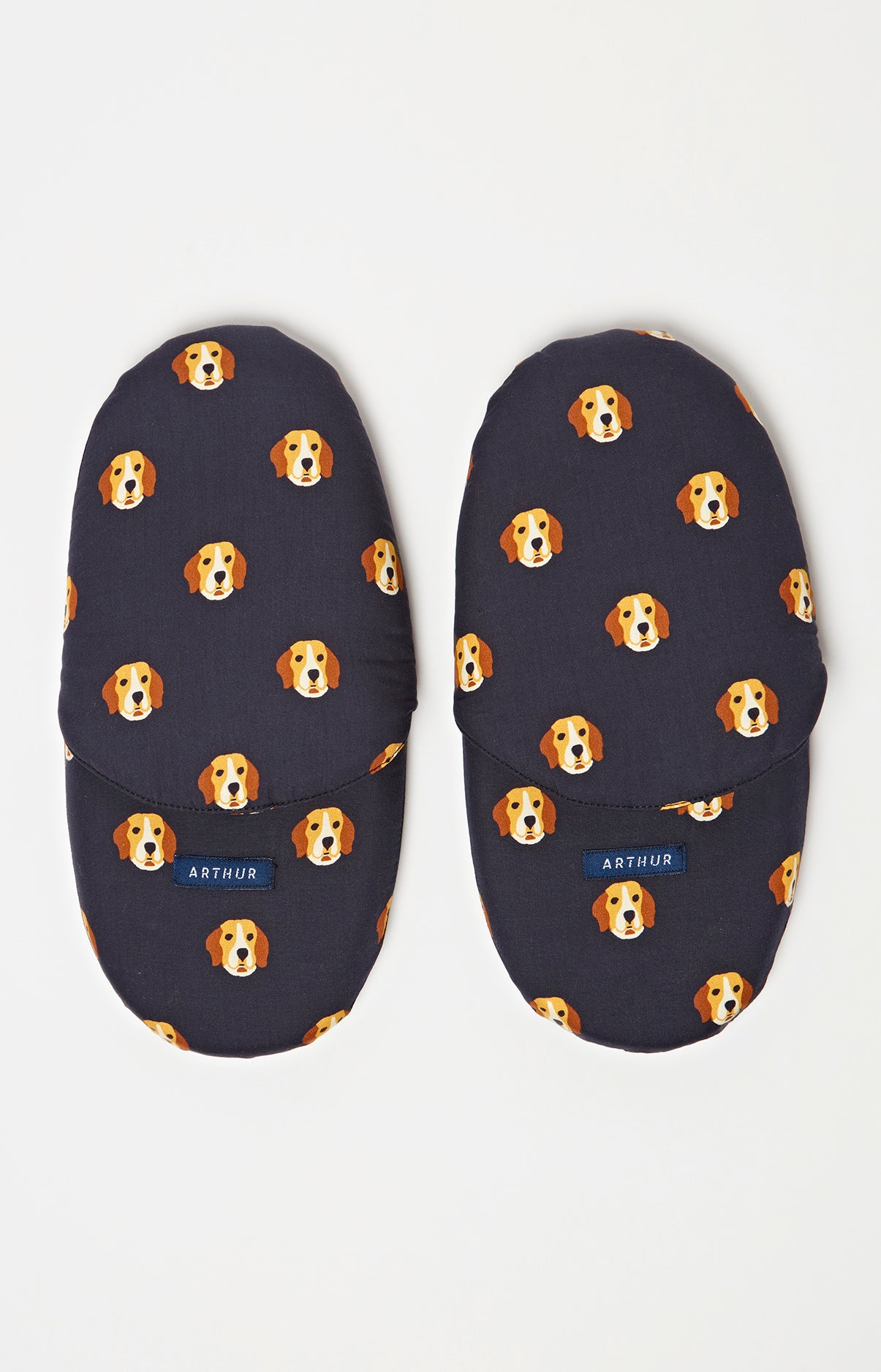Pantoufles Homme Beagle Noir 2