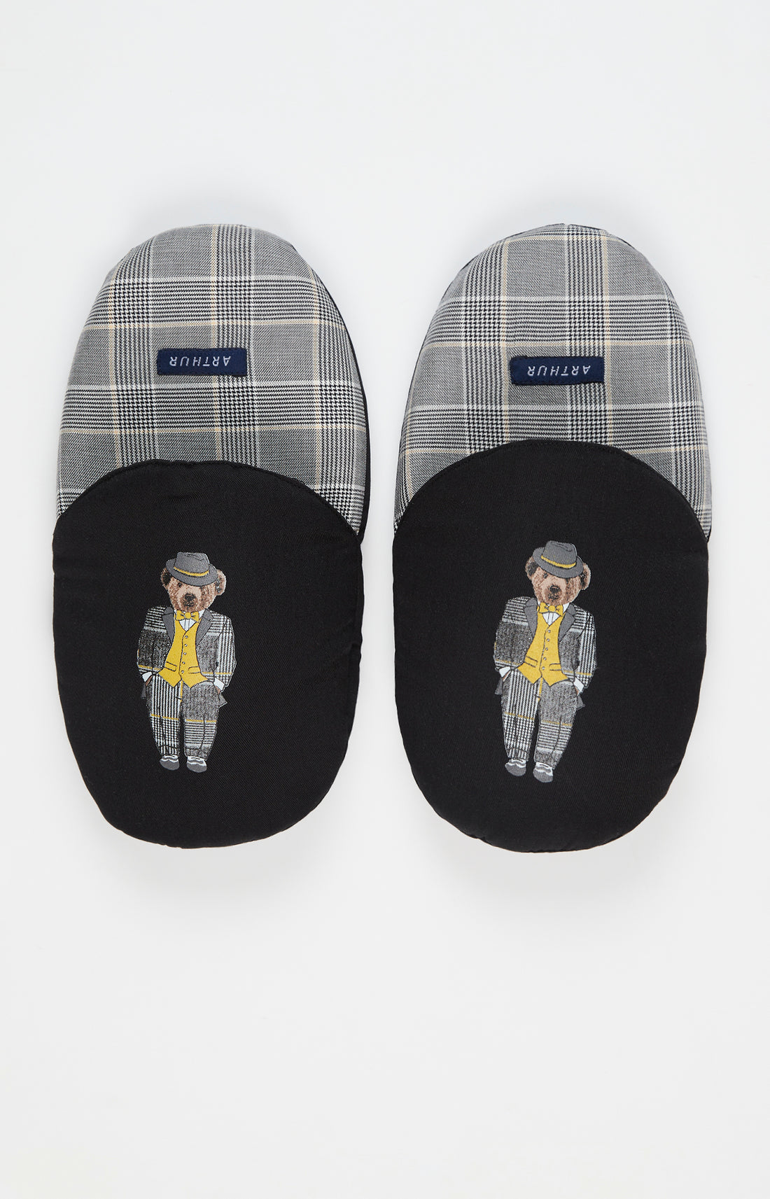Pantoufles Homme Charles Gris 2
