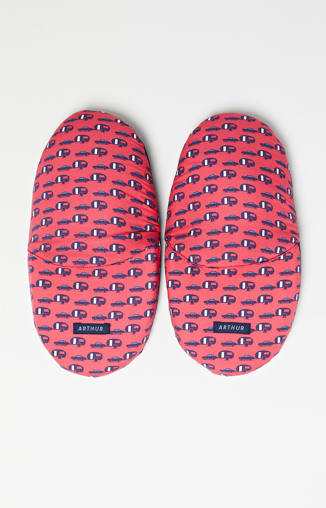 Pantoufles Homme Nomade in France Rouge 2