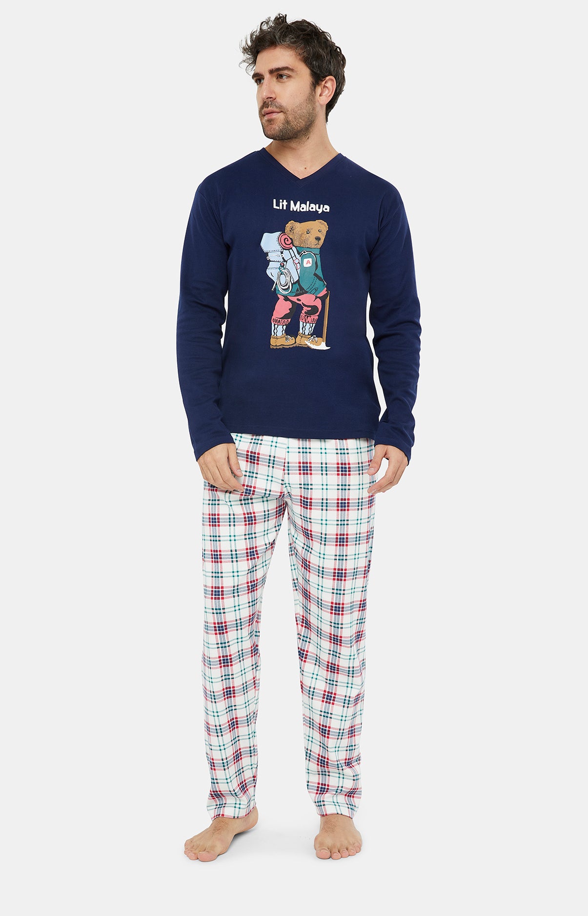 Pyjama long Homme Lit Malaya Marine 1