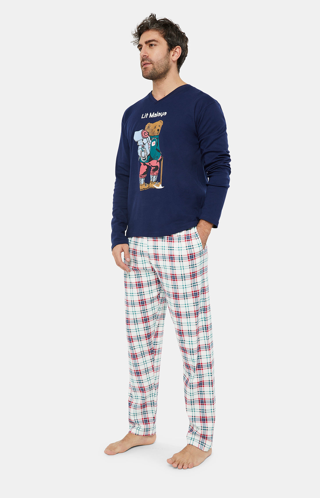 Pyjama long Homme Lit Malaya Marine 3