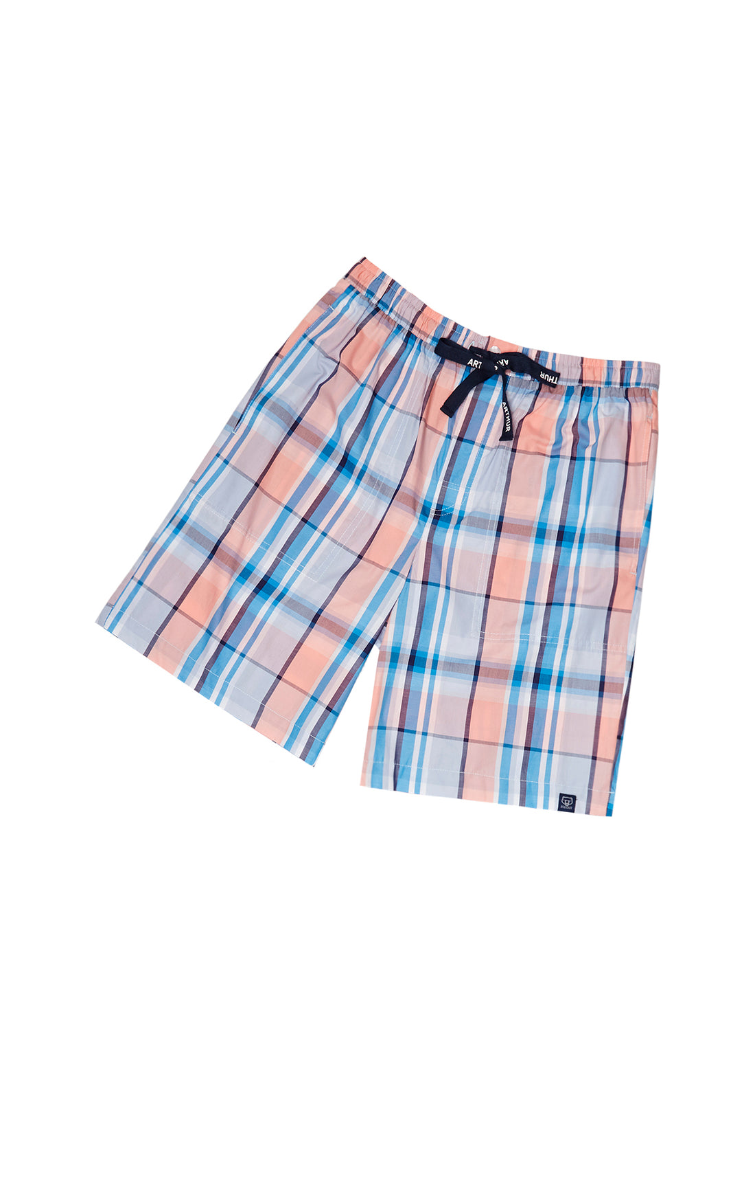Short Homme Carreaux Rouge 2