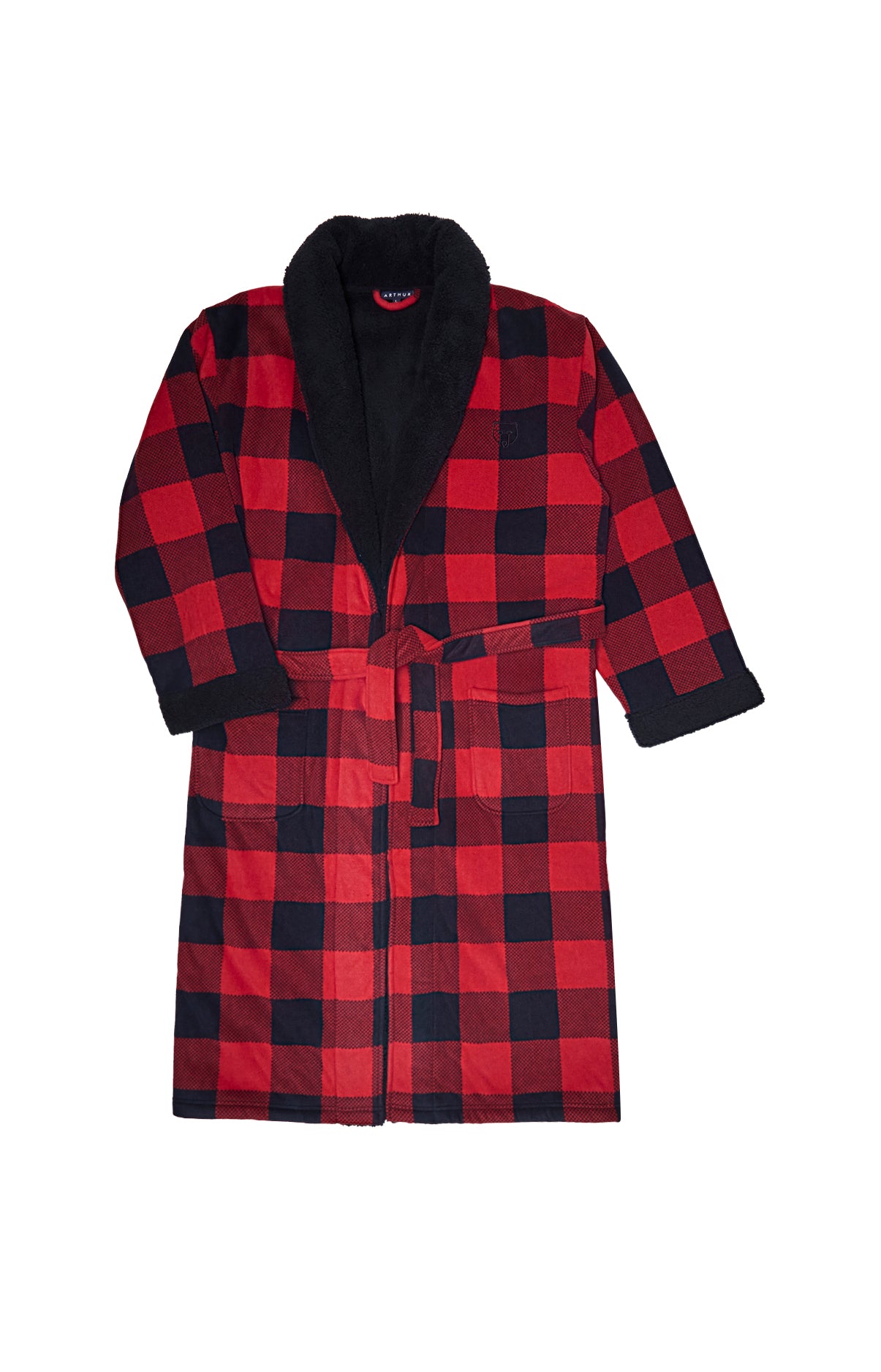 Robe de chambre Homme Polaire Megan Rouge 3