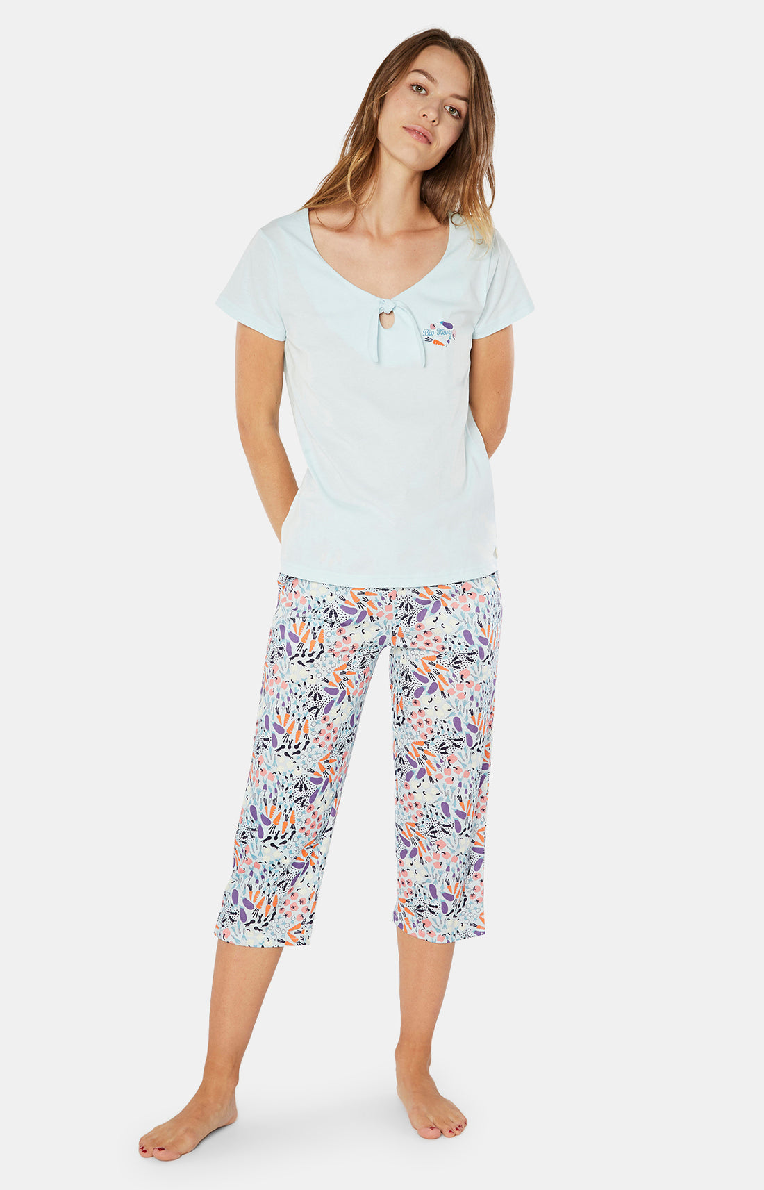 Pyjacorsaire Femme Potager Multicolore 1