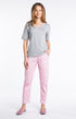 Pyjama long Femme Sneakers Rose 1