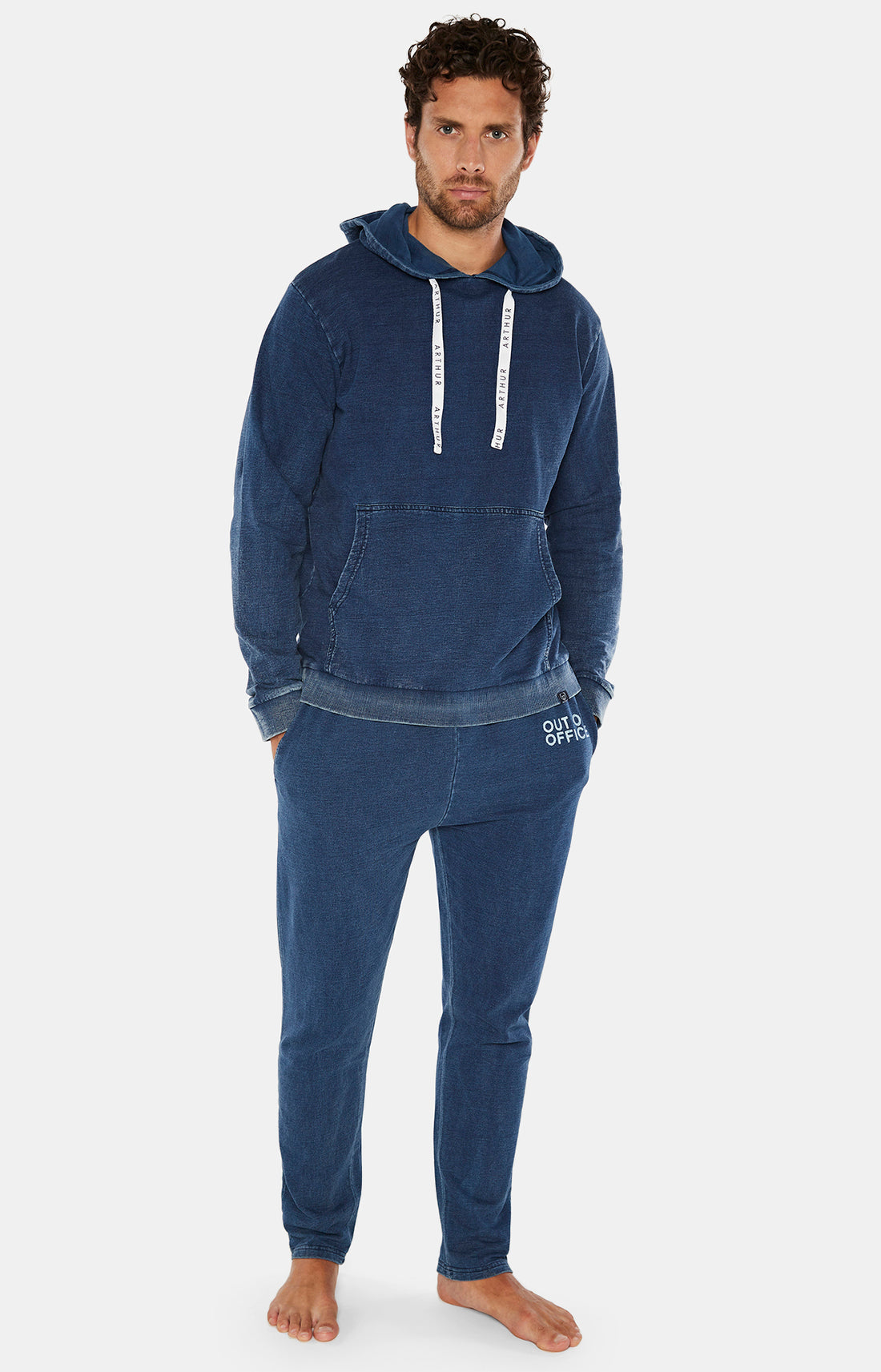 Hoodie Homme OutofOffice Bleu 1