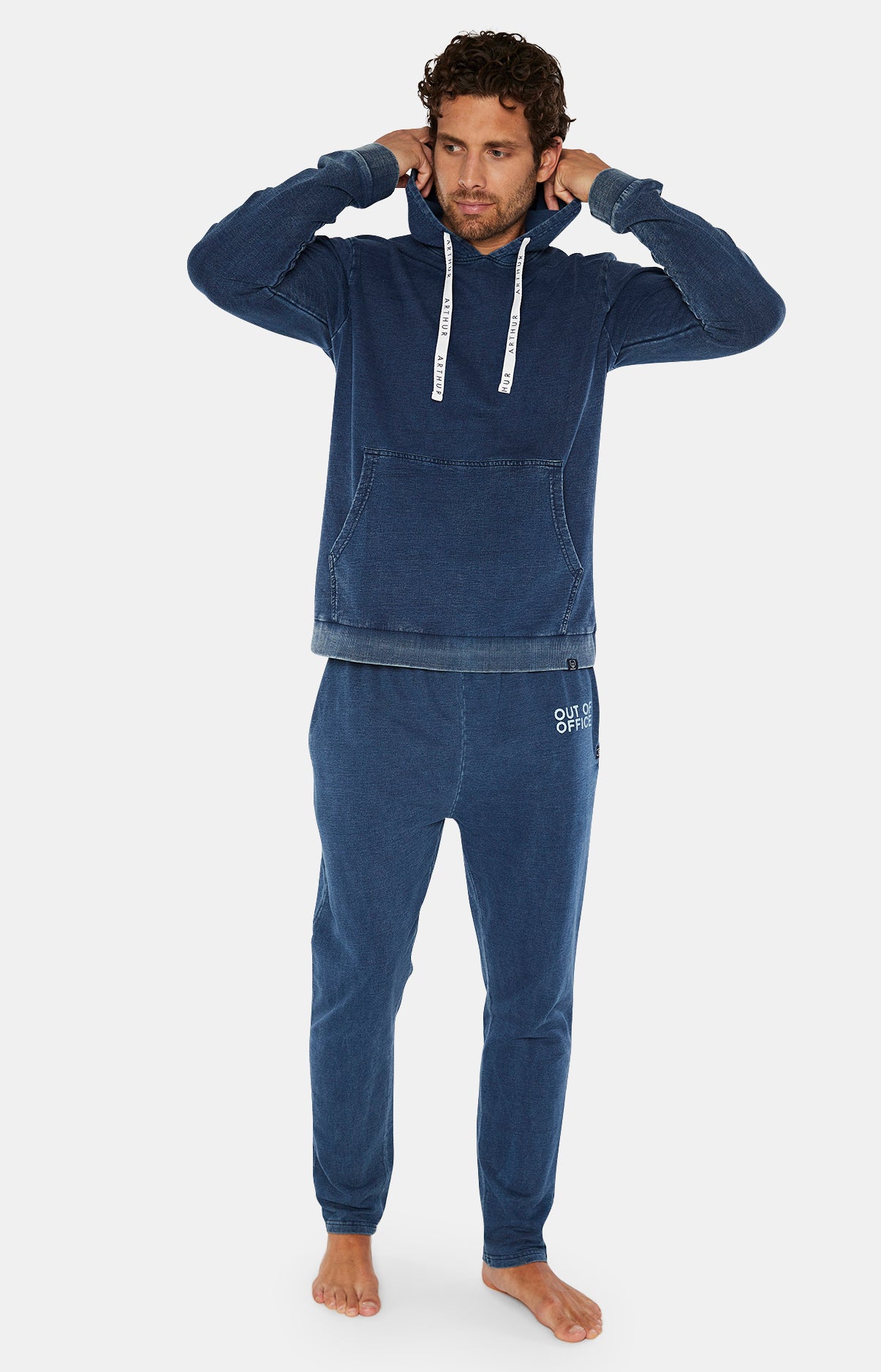 Hoodie Homme OutofOffice Bleu 2