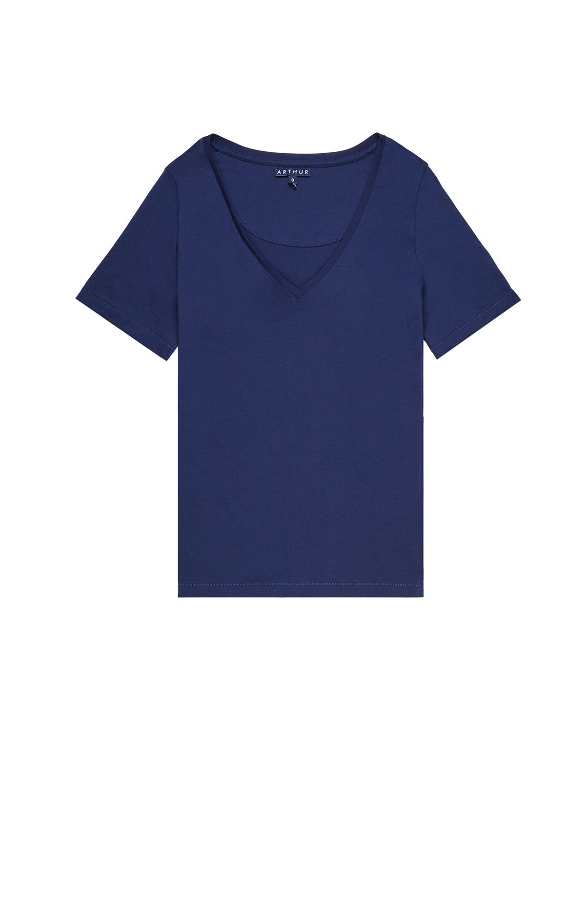 Tee-shirt Femme en coton pima Bleu 3