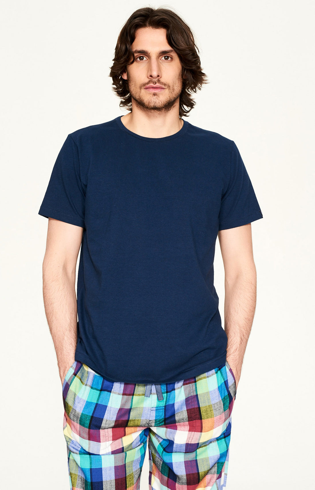 Tee-shirt Homme pima Marine 3