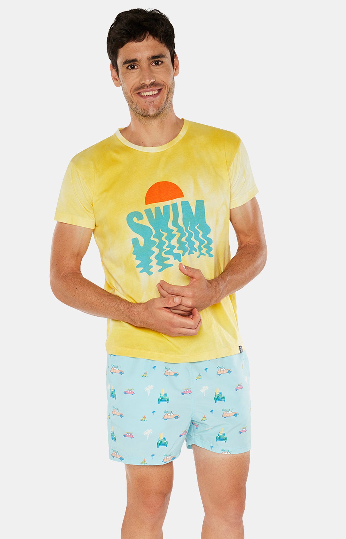 Tee-shirt Homme Swim Jaune 1