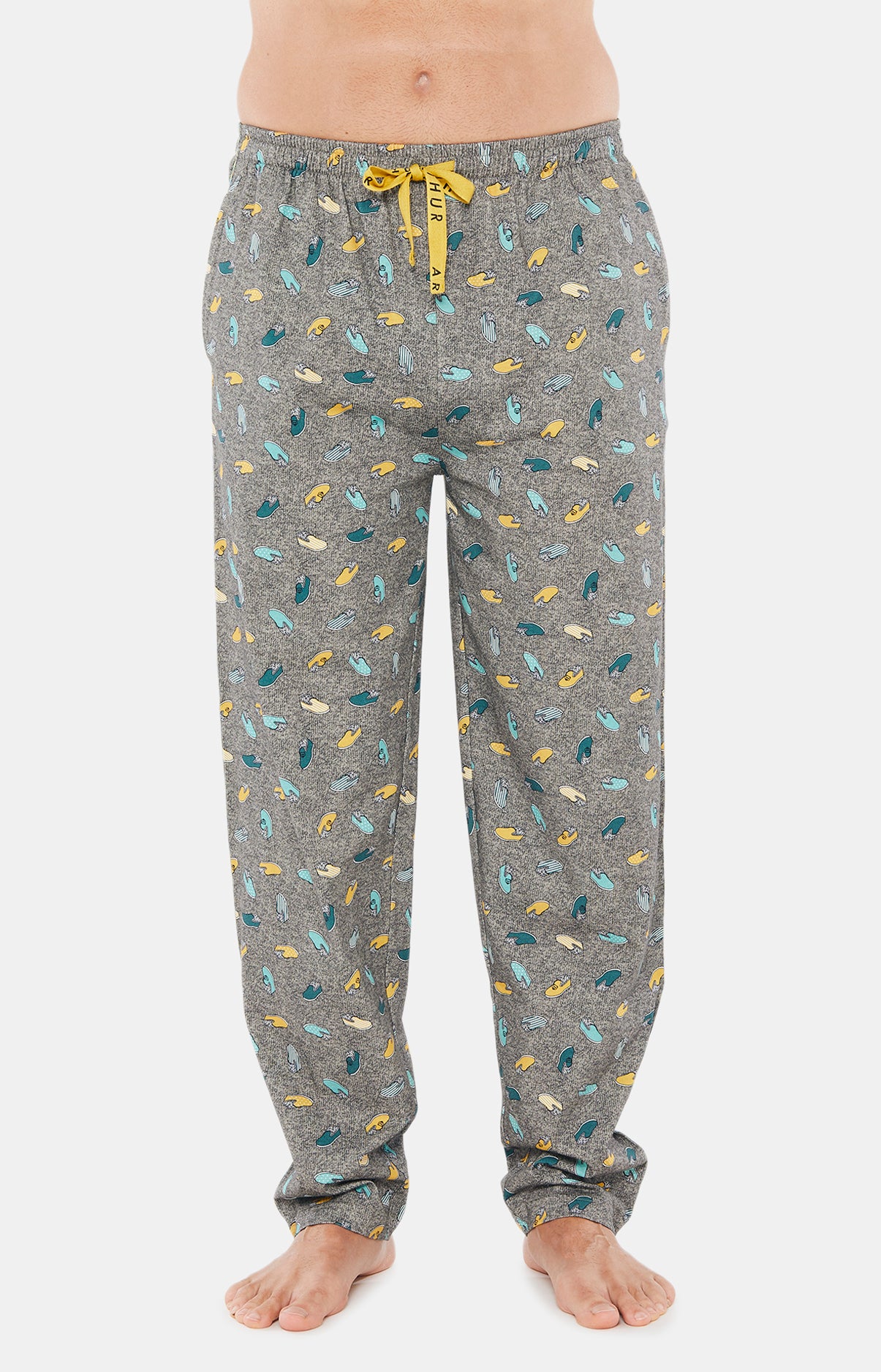 Pyjama long Homme Pantouflard Gris 5