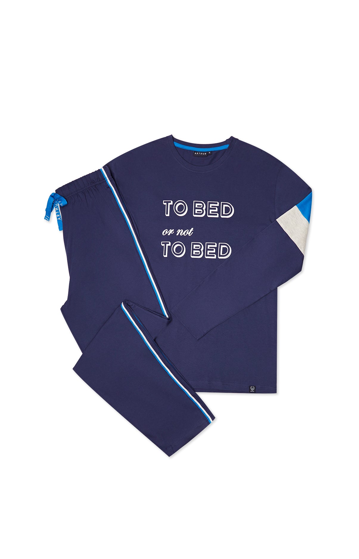 Pyjama Homme long Homme bed or not to Marine 3