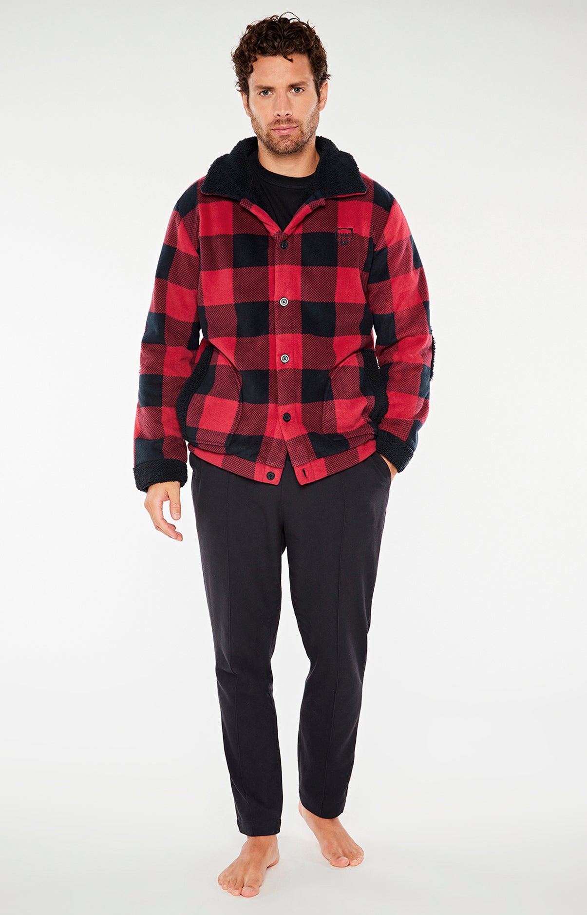 Veste Homme polaire Homme Megan Rouge 2