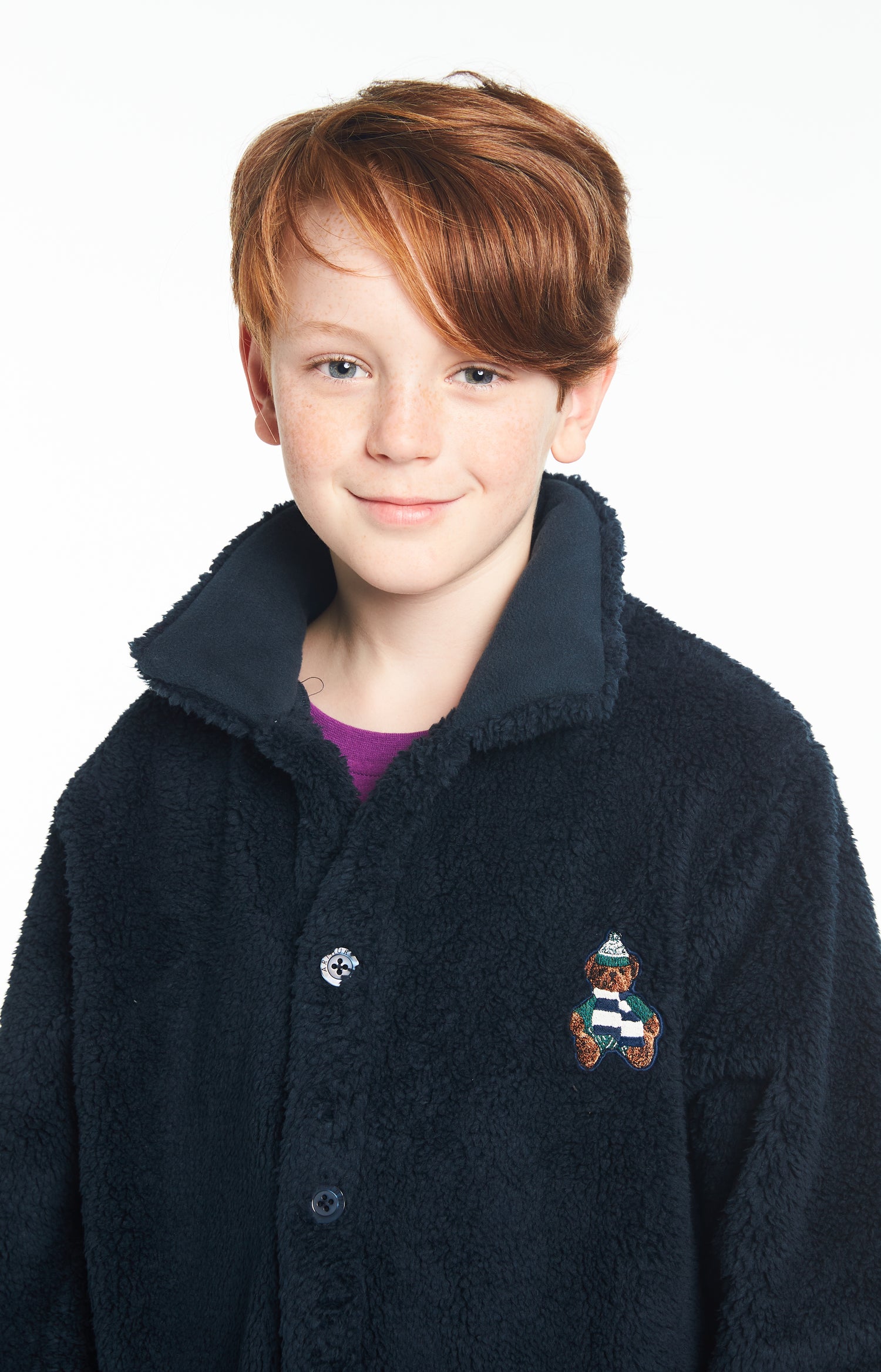 Veste Enfant Paon Nuit Marine 4