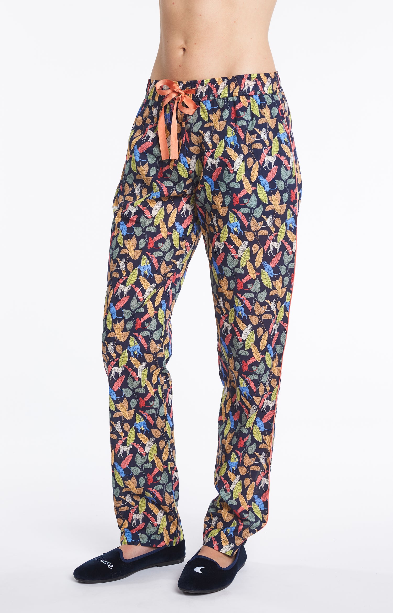 Pantalon Femme Jungle Marine 2