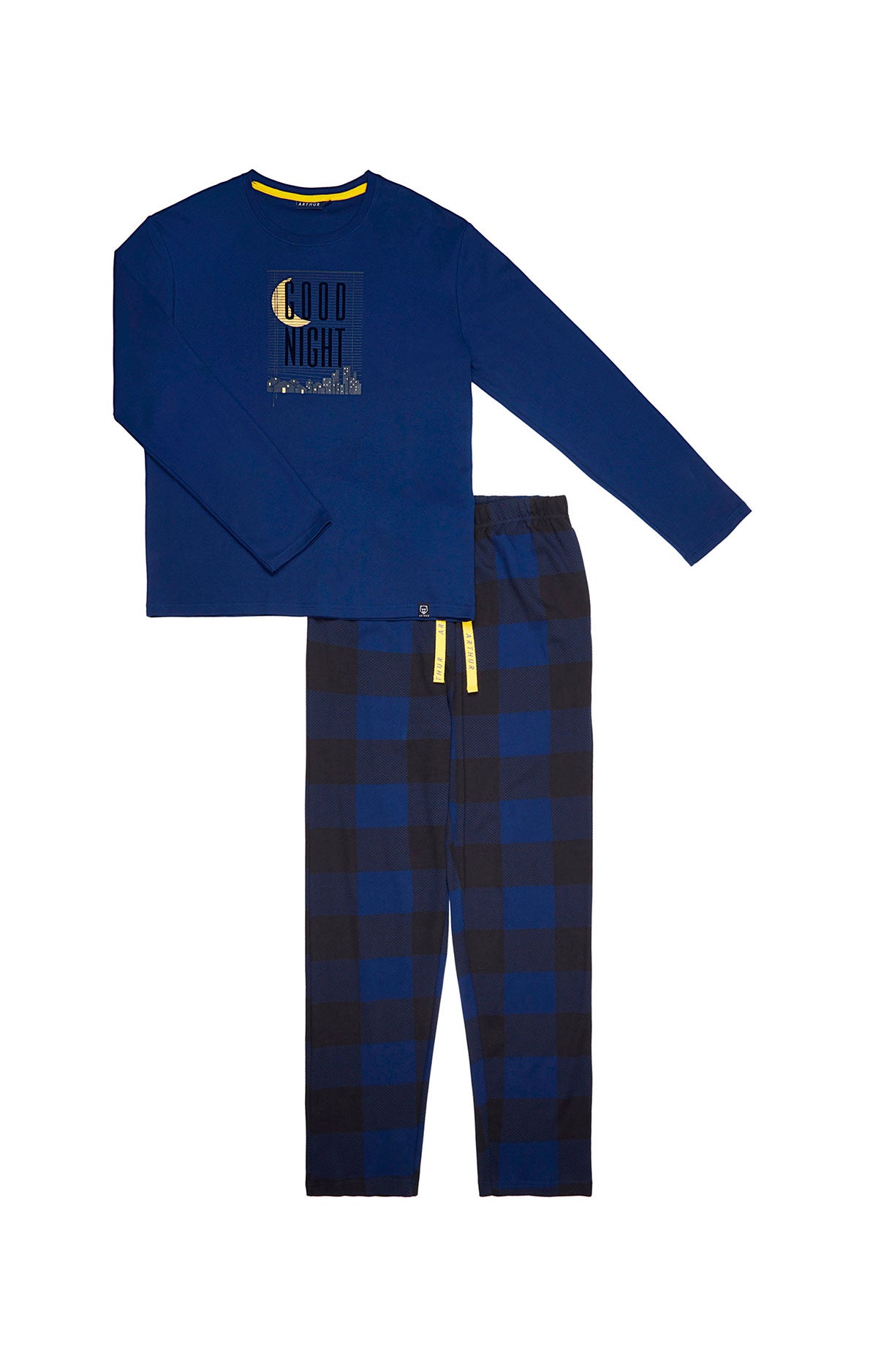 Pyjama long Homme Good Night Marine 3