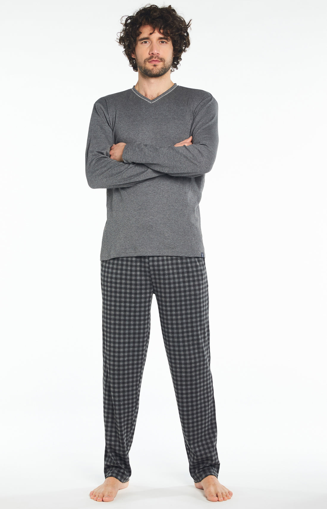 Pyjama Homme long Homme Karl Noir 1