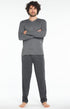 Pyjama Homme long Homme Karl Noir 1