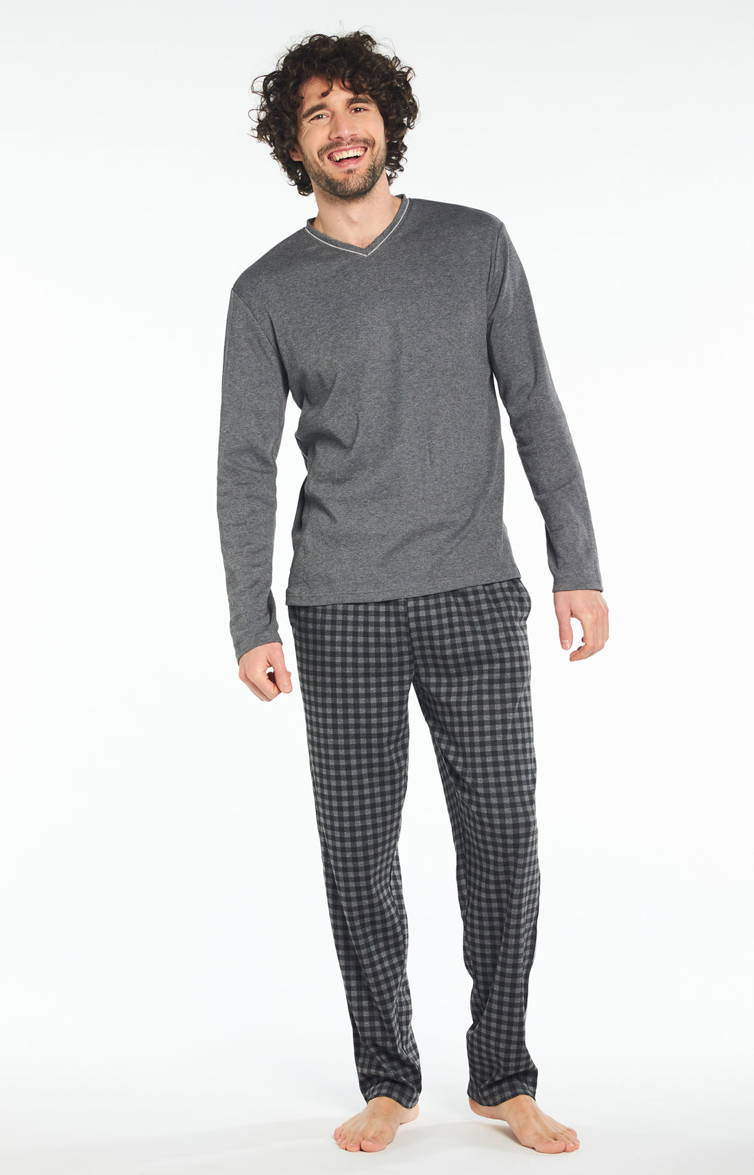 Pyjama Homme long Homme Karl Noir 2