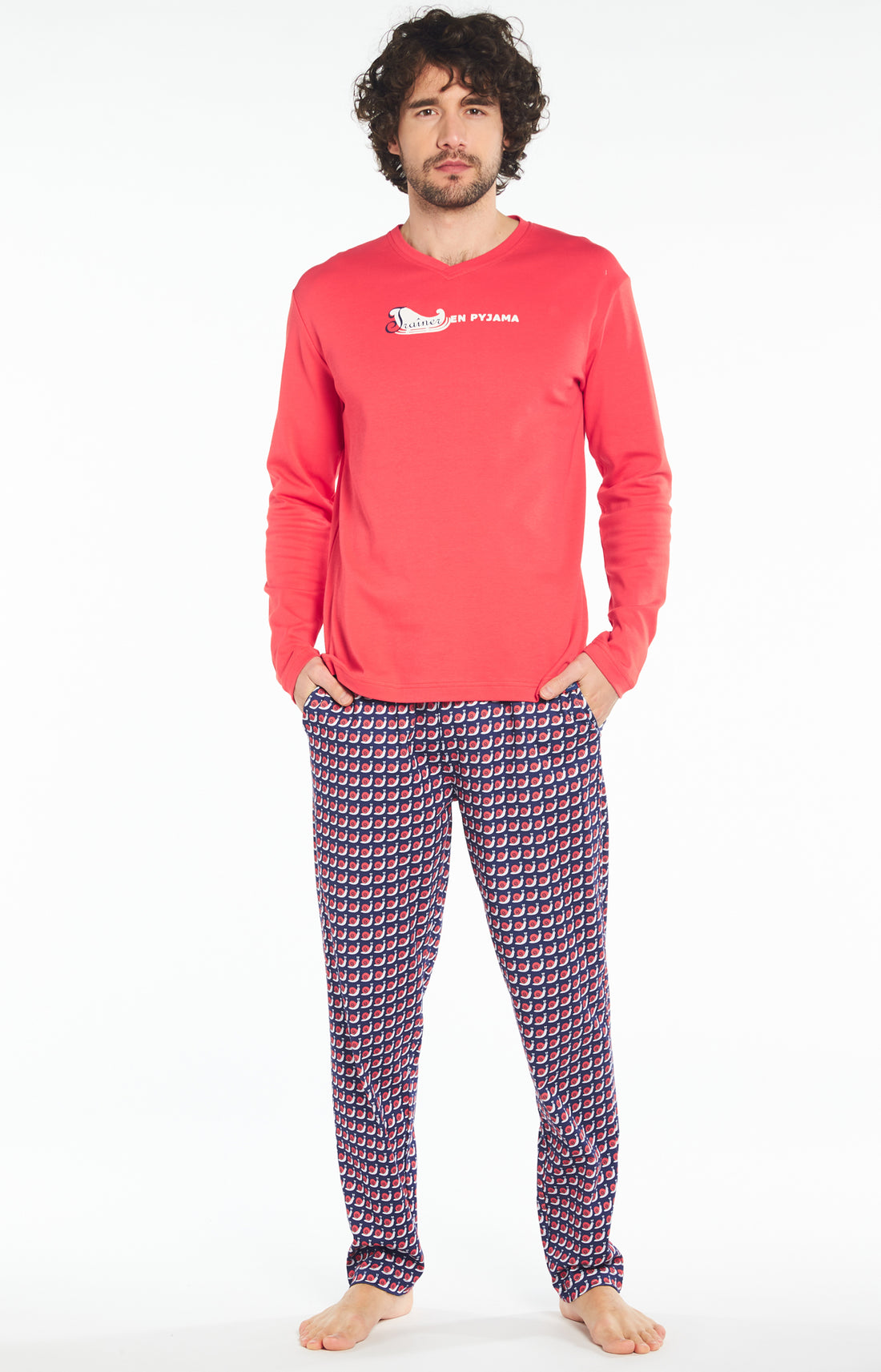 Pyjama long Homme Trainer en Pyjama Multicolore 1