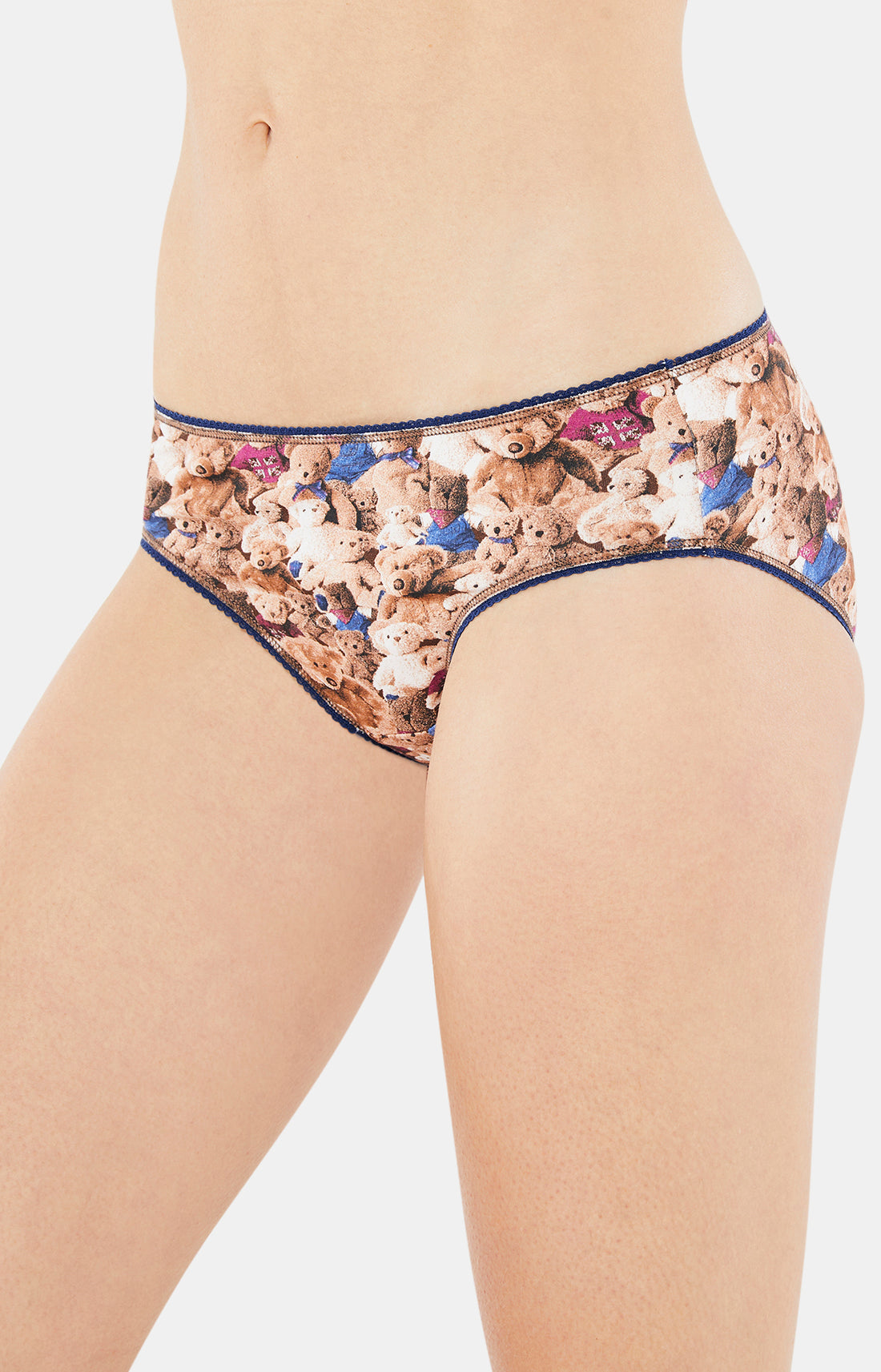 Culotte Femme Teddy Beige et Marron 7