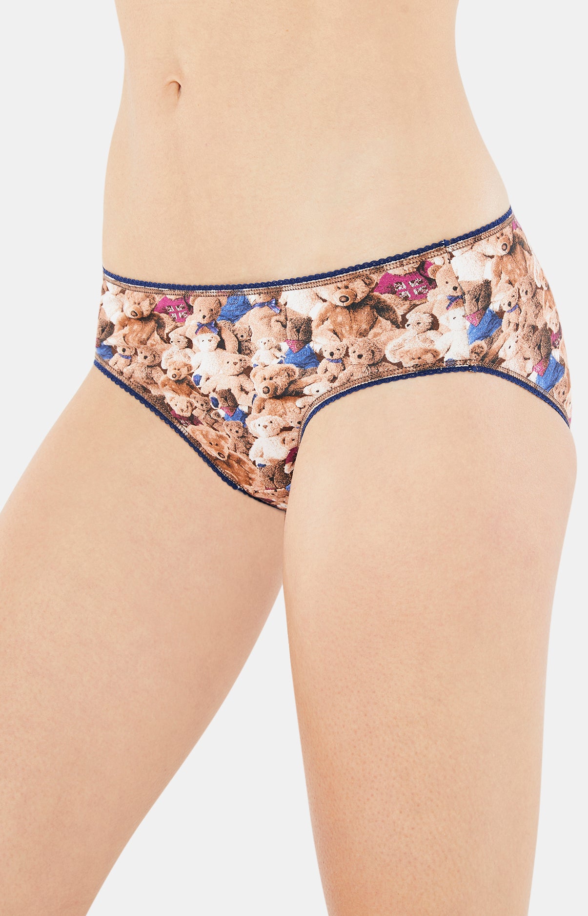 Culotte Femme Teddy Beige et Marron 7